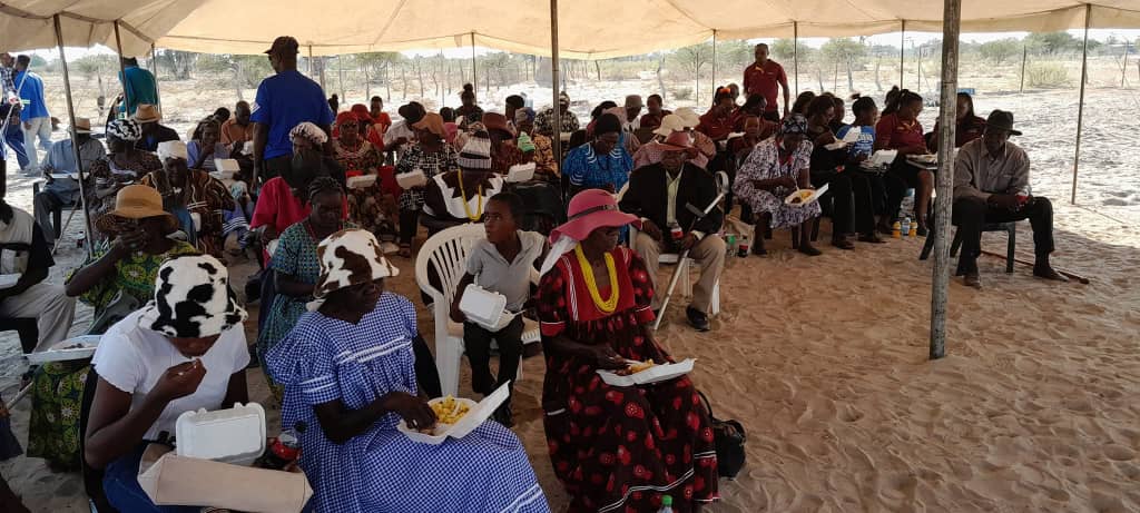Elders enjoy a community activity